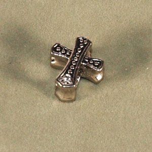 Judith Ripka Charms /Troll Bead – Double Sided Cross